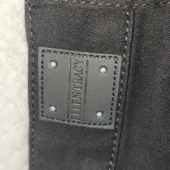 ELLEN TRACY WOMENS JEANS FLUID BLACK DENIM SIZE 10 NEW WITH TAGS - Picture 9 of 13